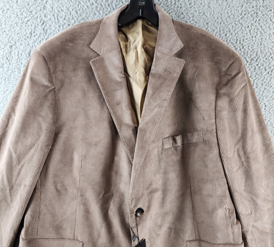 The Men's Store at Bloomingdales Corduroy Regular Fit Sport Coat 46R Light Brown