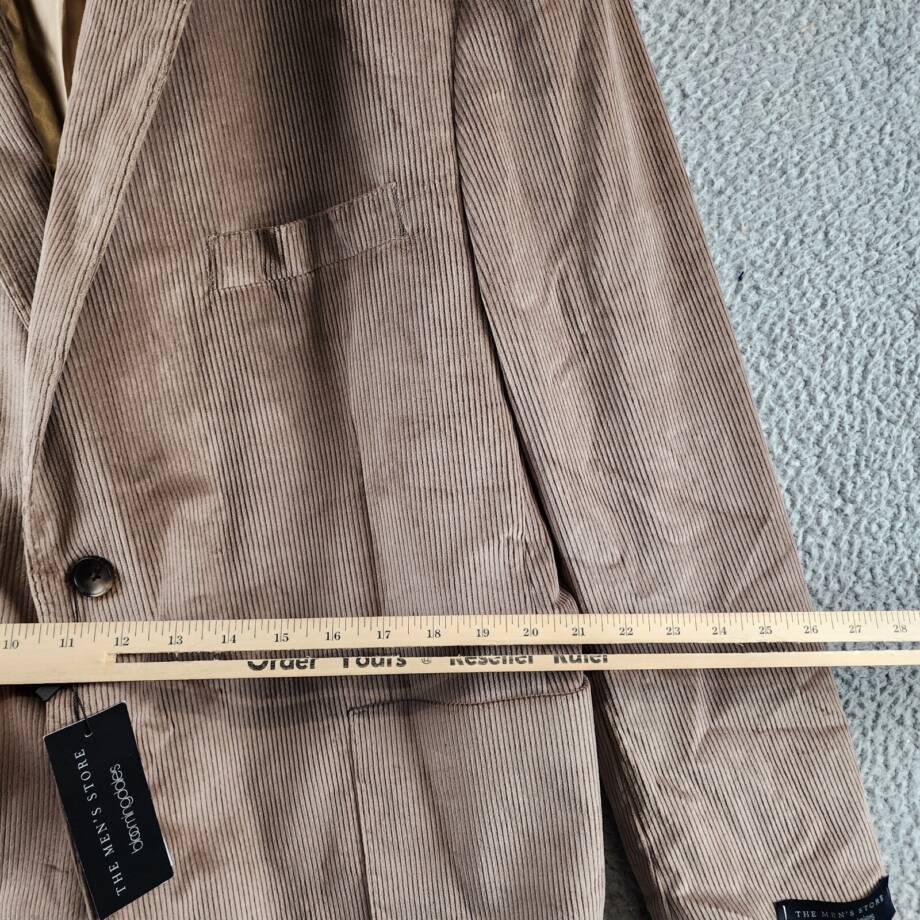 The Men's Store at Bloomingdales Corduroy Regular Fit Sport Coat 46R Light Brown