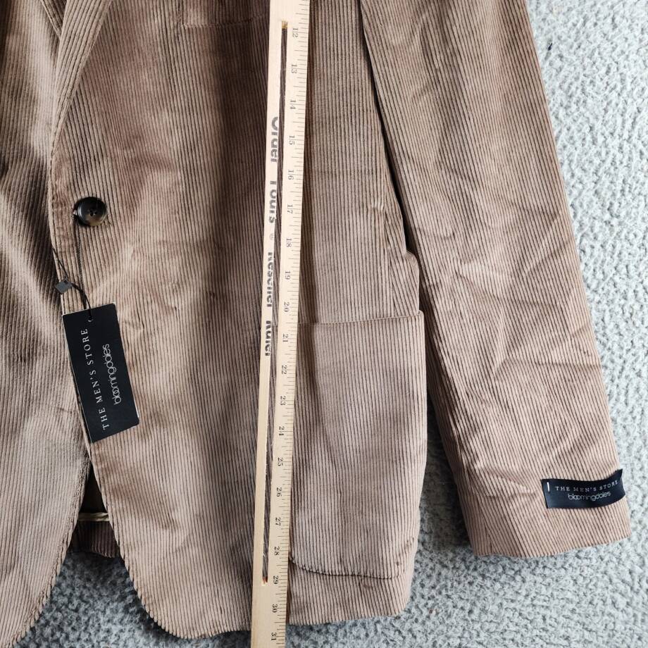 The Men's Store at Bloomingdales Corduroy Regular Fit Sport Coat 46R Light Brown