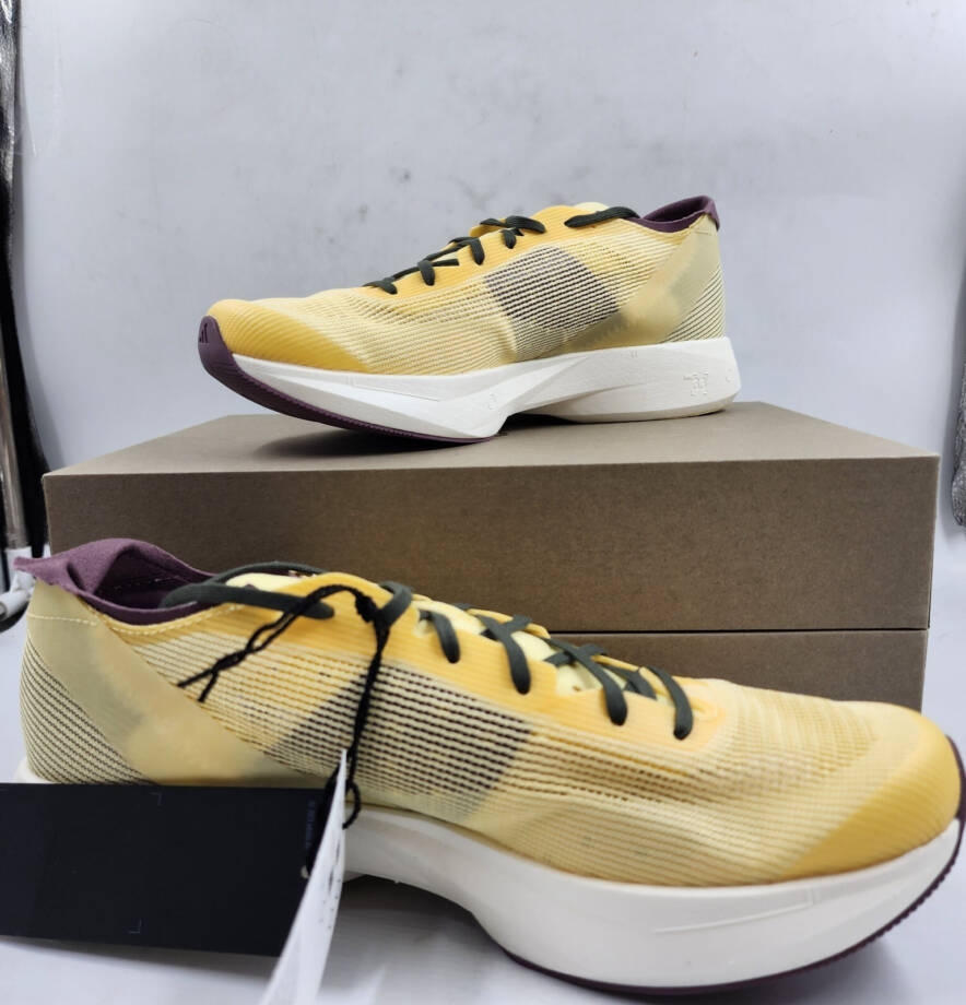 adidas Y-3 Takumi Sen 10 Low Top Sneakers Men's 8.5 Yellow/Purple Side Logo Tab