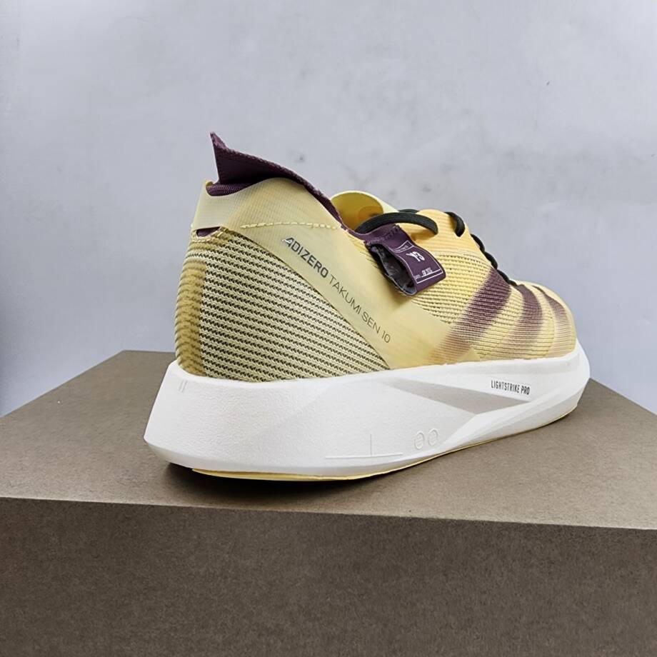 adidas Y-3 Takumi Sen 10 Low Top Sneakers Men's 8.5 Yellow/Purple Side Logo Tab