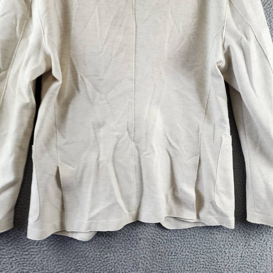 BOSS Hanry Slim Fit Raw Edge Sport Coat Men's 40R Open White 2-Button Closure