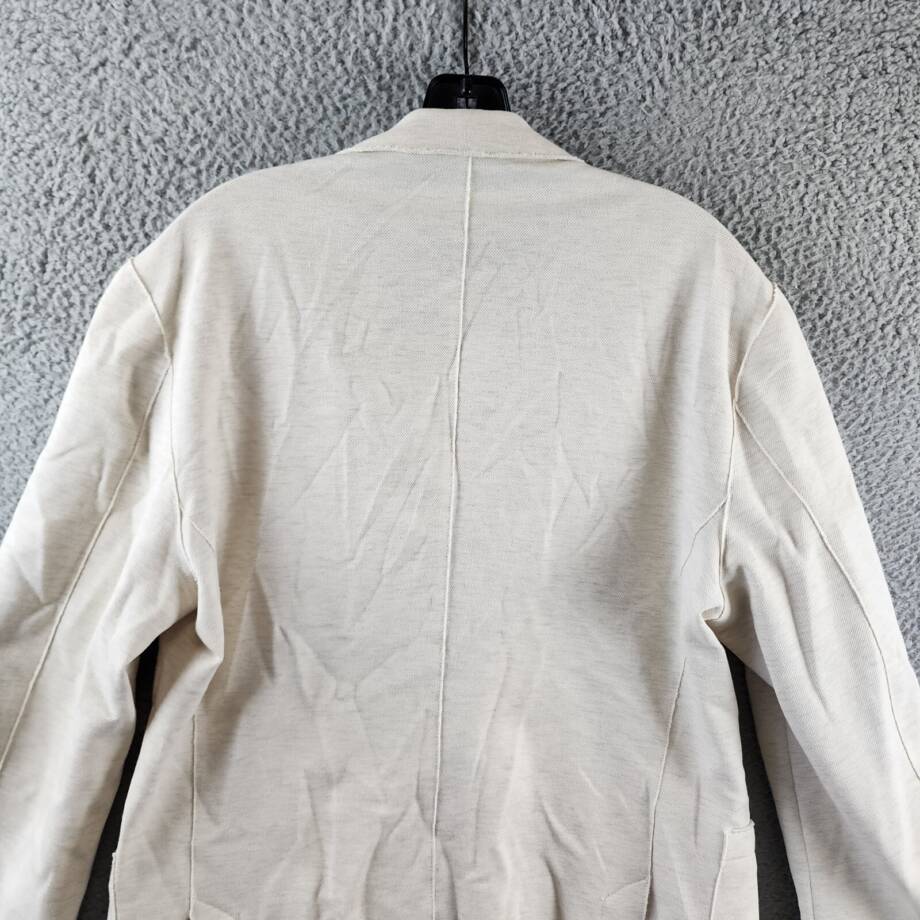 BOSS Hanry Slim Fit Raw Edge Sport Coat Men's 40R Open White 2-Button Closure