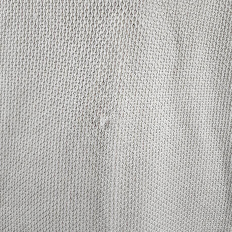 AQUA Pointelle Knit Midi Skirt Women's XS White Side Slit Elastic Waist Pull On