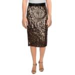 Gracia Embellished Party Pencil Skirt Women's Small Black Back Zip Closure