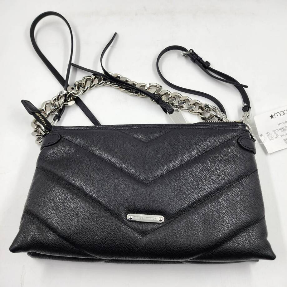 Rebecca Minkoff Edie Maxi Crossbody Bag Women's One Size Black Zip Top