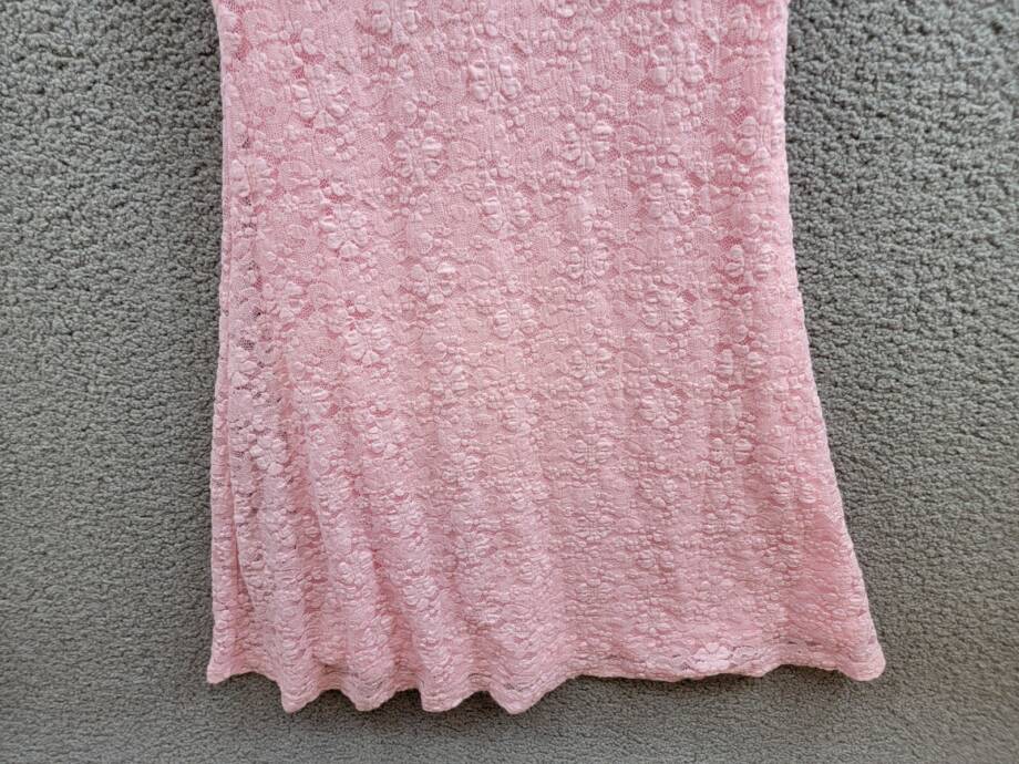 Bardot Albie Knit Maxi Dress Women's 4 Candy Pink One Shoulder Back Zip Closure