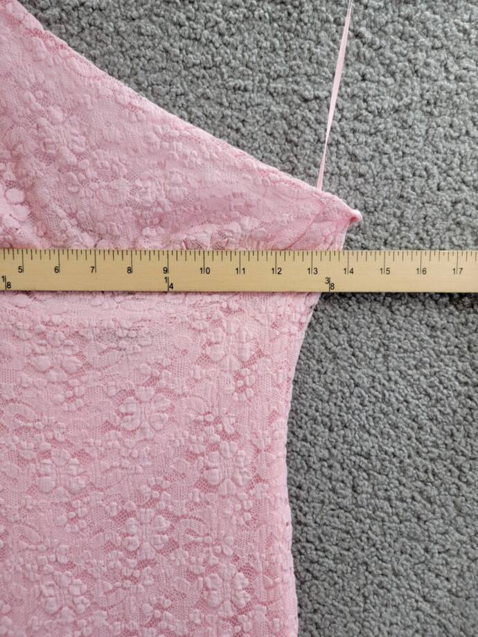 Bardot Albie Knit Maxi Dress Women's 4 Candy Pink One Shoulder Back Zip Closure