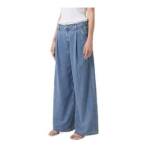 AGOLDE Ellis Trouser Jeans Women's 24 Baffle Wide Leg High Rise Zip/Button