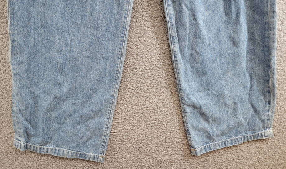 AGOLDE Ellis Trouser Jeans Women's 24 Baffle Wide Leg High Rise Zip/Button