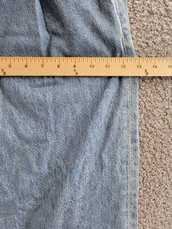 AGOLDE Ellis Trouser Jeans Women's 24 Baffle Wide Leg High Rise Zip/Button