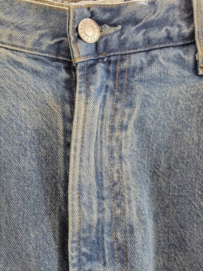 AGOLDE Ellis Trouser Jeans Women's 24 Baffle Wide Leg High Rise Zip/Button