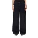 AGOLDE Ellis Wide Leg Jeans Women's 25 Crushed High Rise Zip/Button Closure