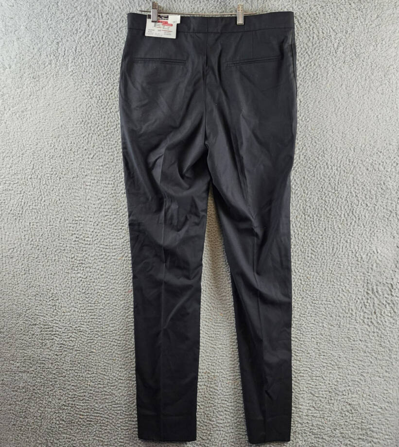 Ben Sherman Stretch Dress Pants Men's 34R Black Side Pockets Zip Hook & Bar