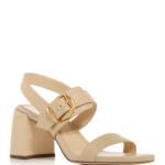 Jimmy Choo Hawke 70 Block Heel Natural Raffia Sandals Women's 35 Natural/Gold