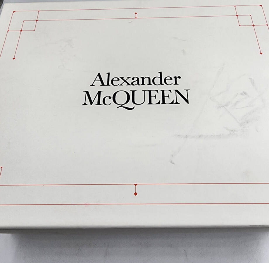 Alexander McQueen Strappy High Heel Sandals Women's 36.5 Silver
