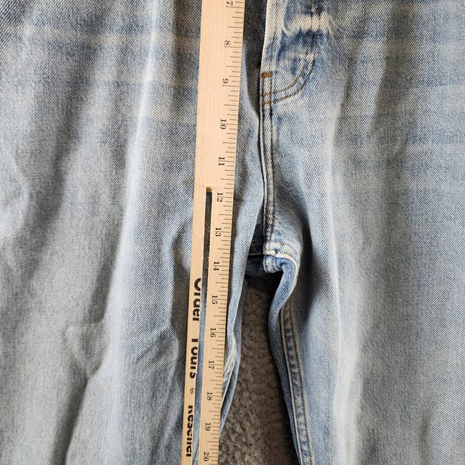 FRAME Straight-Leg Jeans Men's 34 North Sea Belt Loops Zip Fly Button Closure~