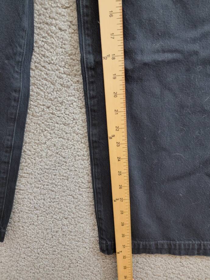 AGOLDE Ellis Wide Leg Jeans Women's 26 Crushed High Rise Zip/Button Closure