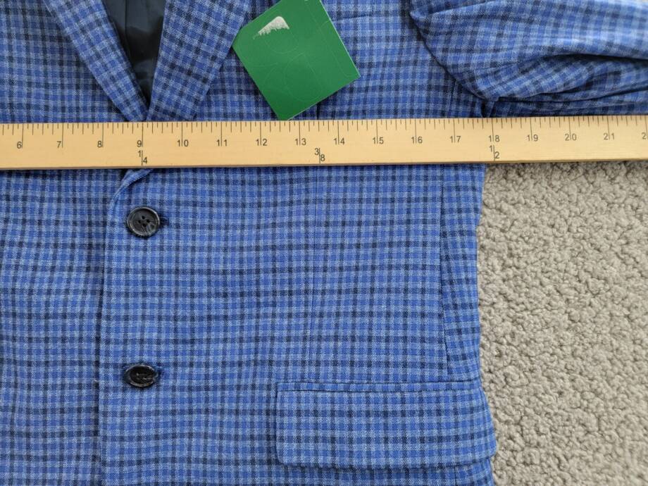 B By Brooks Brothers Classic Fit Stretch Suit Jacket Big Boys 16R Navy/Blue L/S