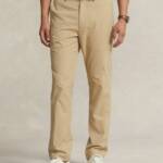 Polo Ralph Lauren Tailored Fit Performance Chino Pants Men's 38x30 Khaki Solid