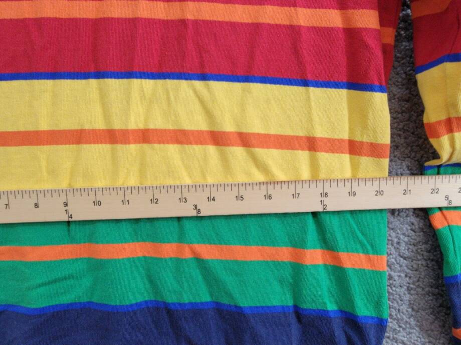 Polo Ralph Lauren The Iconic Rugby Shirt Men's M Multi Collared Long Sleeve