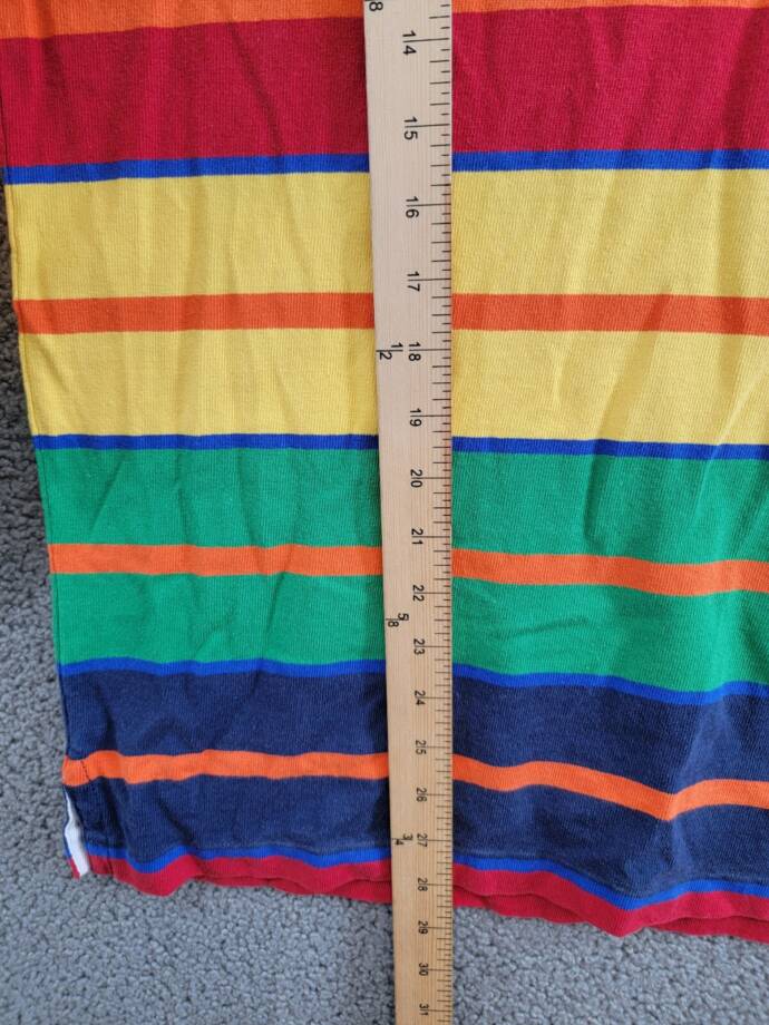 Polo Ralph Lauren The Iconic Rugby Shirt Men's M Multi Collared Long Sleeve