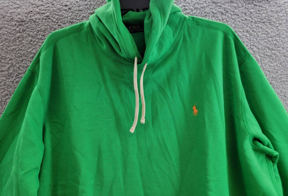 Polo Ralph Lauren Big & Tall RL Fleece Hoodie Men's 2 XB Preppy Green Pullover