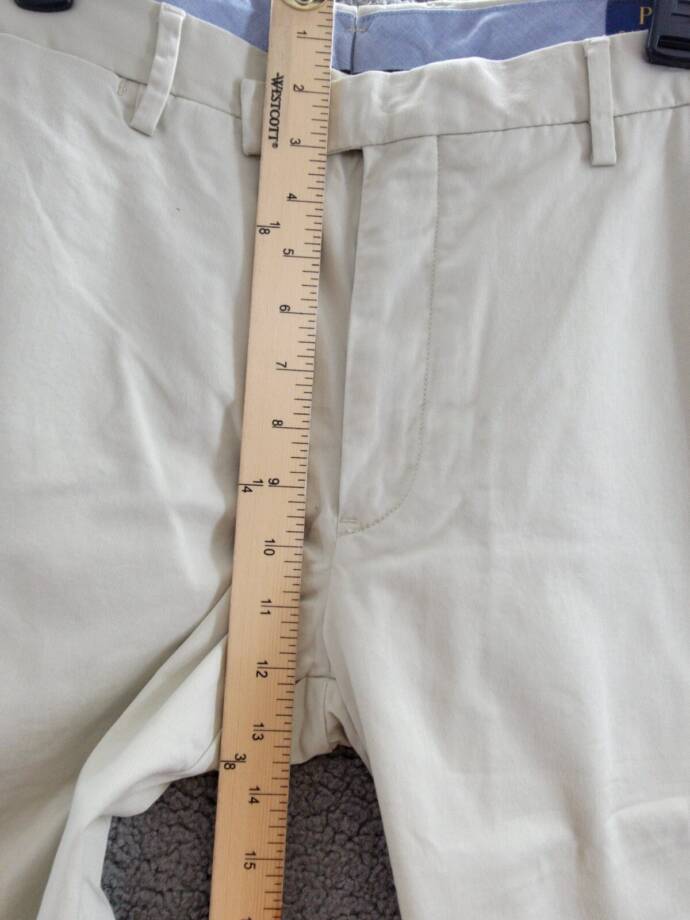 Polo Ralph Lauren Stretch Straight Fit Chino Pants Men's 36x30 Basic Sand Solid