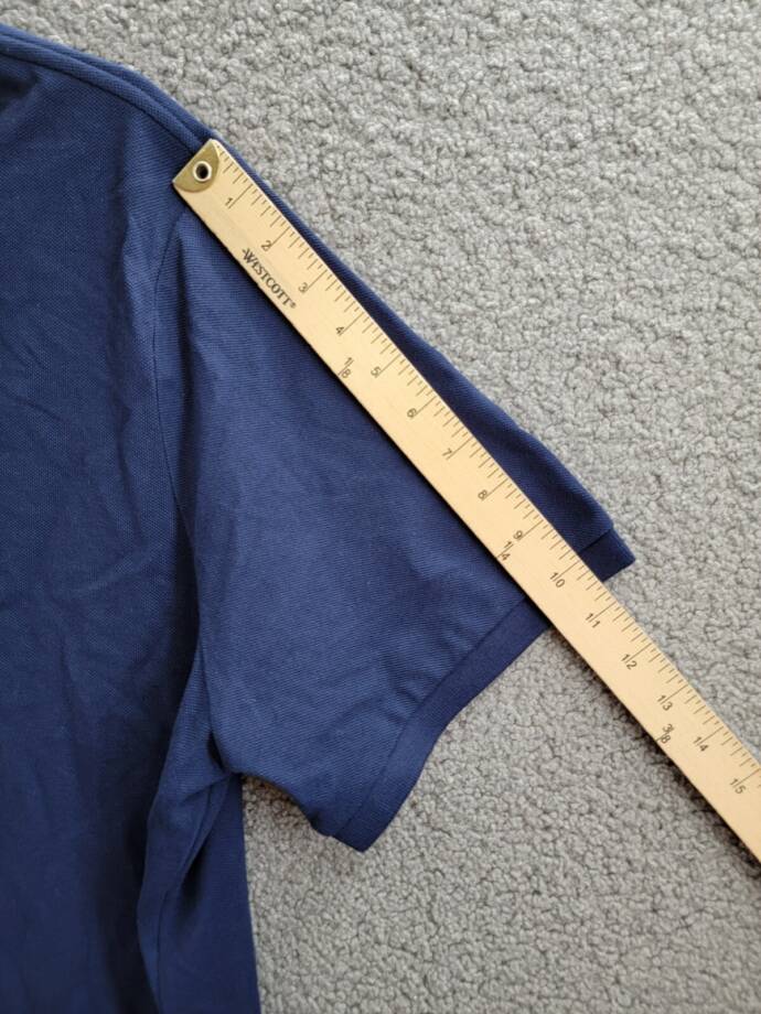 Polo Ralph Lauren Classic-Fit France Polo Shirt Men's XXL Navy Printed Pullover