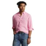 Polo Ralph Lauren Classic Fit Linen Button Down Shirt Men's XL Pink Long Sleeve