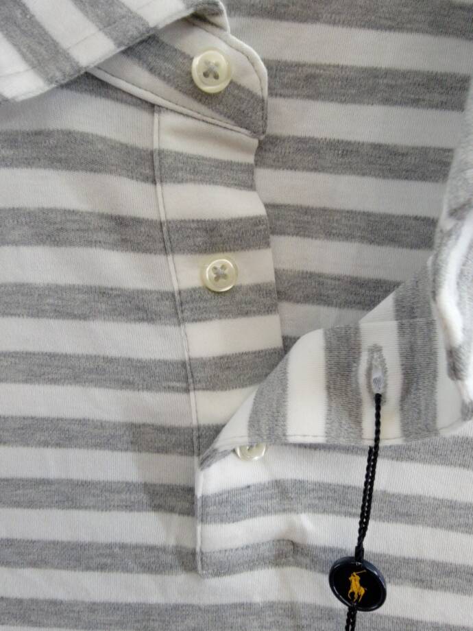 Polo Ralph Lauren Classic-Fit Polo Shirt Men's S Andover Heather/White Striped