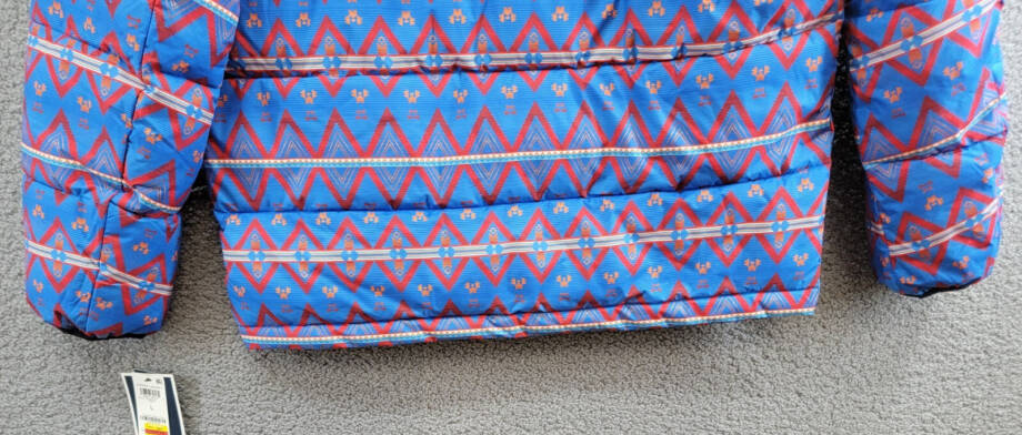 Club Room Performance Water Resistant Hooded Puffer Jacket Men's L Blue Multi