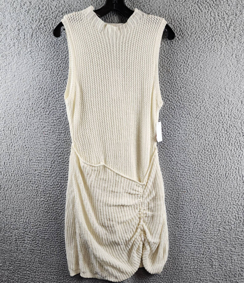 Torn by Ronny Kobo Knit Fabric Sleeveless Kate Dress Women's M Pearl Pullover