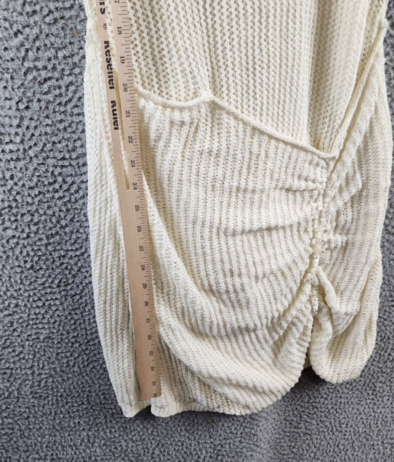 Torn by Ronny Kobo Knit Fabric Sleeveless Kate Dress Women's M Pearl Pullover