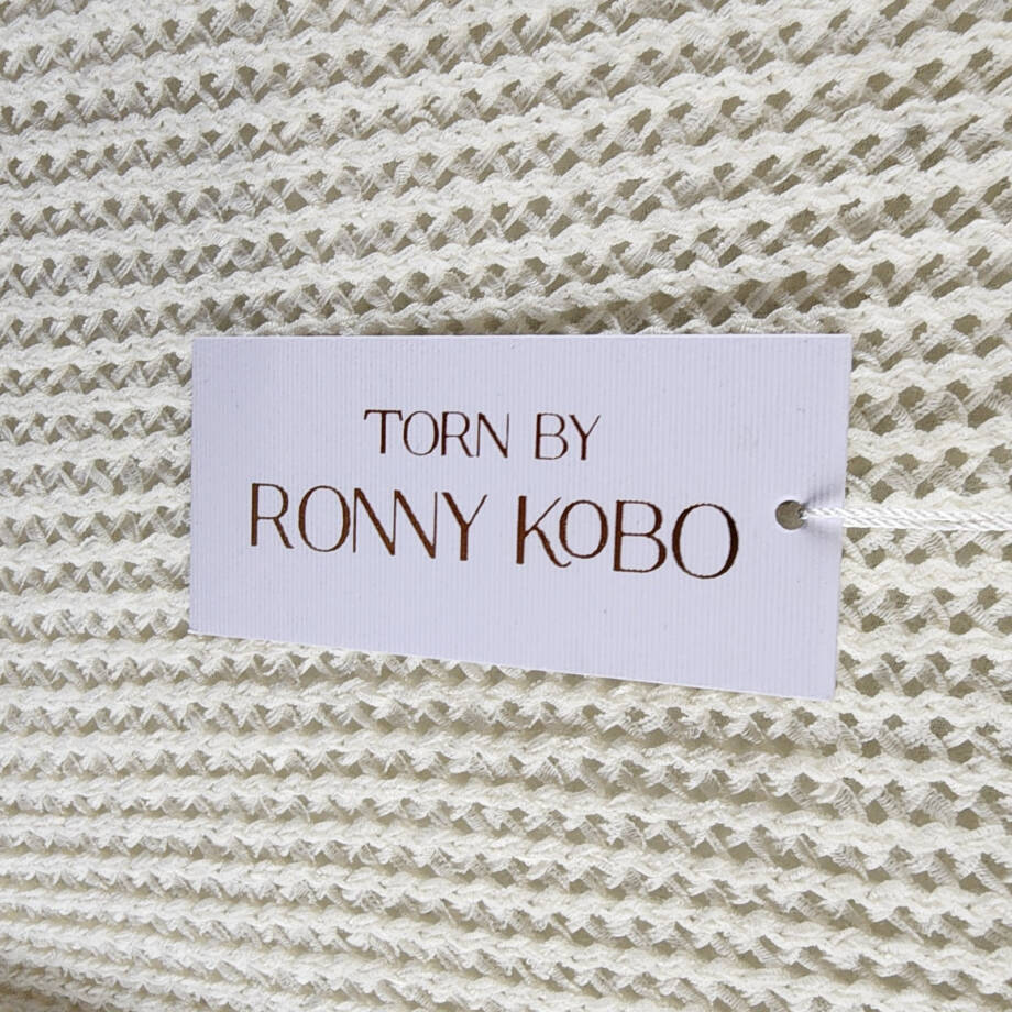 Torn by Ronny Kobo Knit Fabric Sleeveless Kate Dress Women's M Pearl Pullover