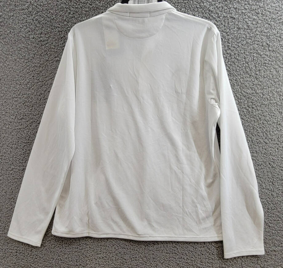 Polo by Ralph Lauren Team USA Micro-Dot Mesh Quarter-Zip Women's XL White L/S