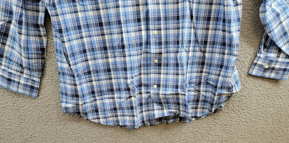 Polo Ralph Lauren Big & Tall Plaid Stretch Poplin Shirt Men's 2XB Blue Multi L/S