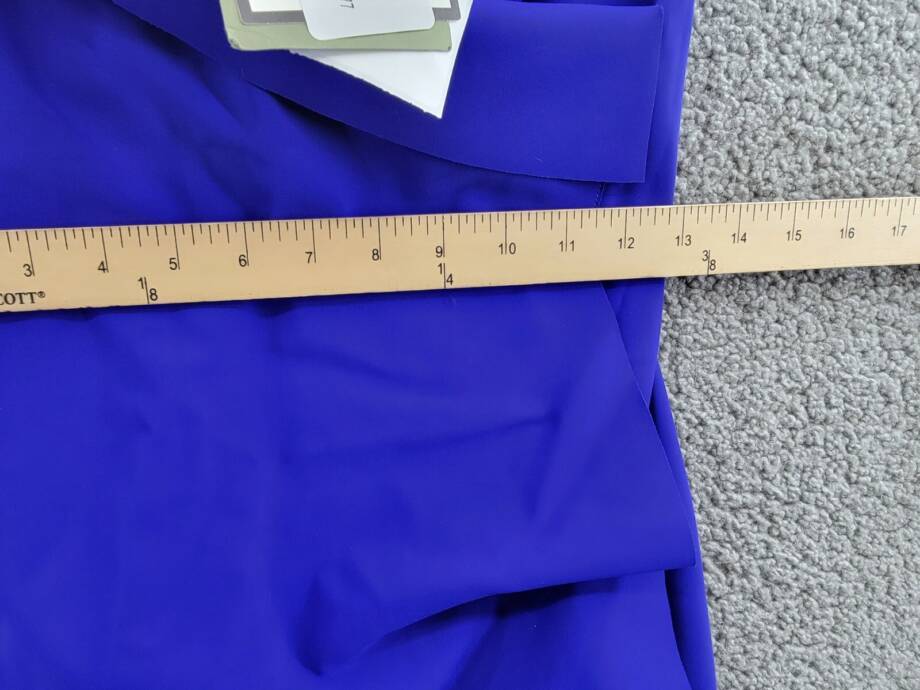 Chiara Boni La Petite Robe Draped Faux Wrap Dress Women's Inchiostro Pullover 42