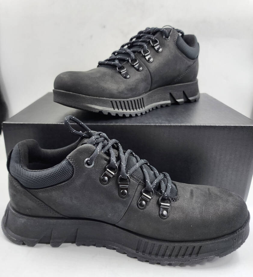 SOREL Mac Hill Lite Hiker Low Waterproof Sneaker Men's 8.5 Black Lace Up Closure