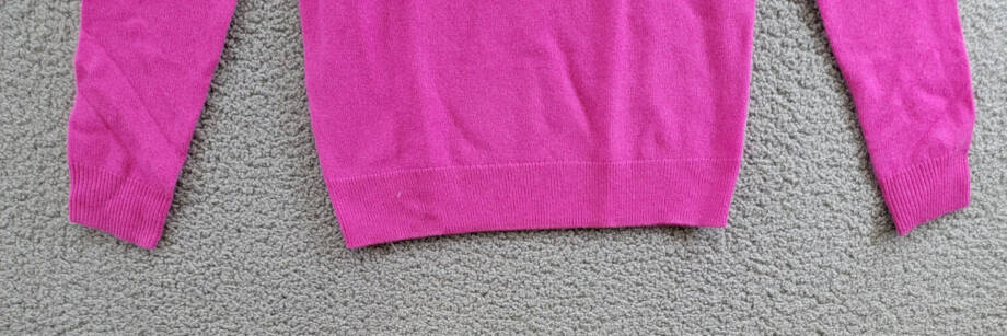 C by Bloomingdale's Cashmere Crewneck Cashmere Sweater Women's XS Cherry Blossom