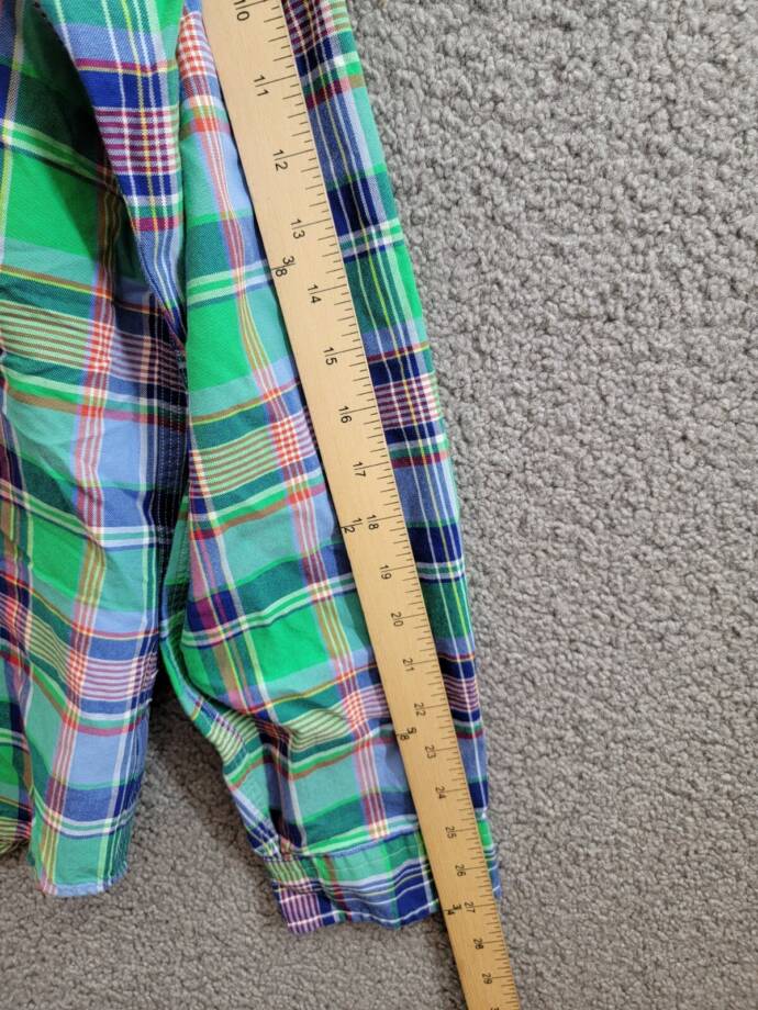 Polo Ralph Lauren Classic-Fit Plaid Oxford Workshirt Men's XXL Multi Long Sleeve