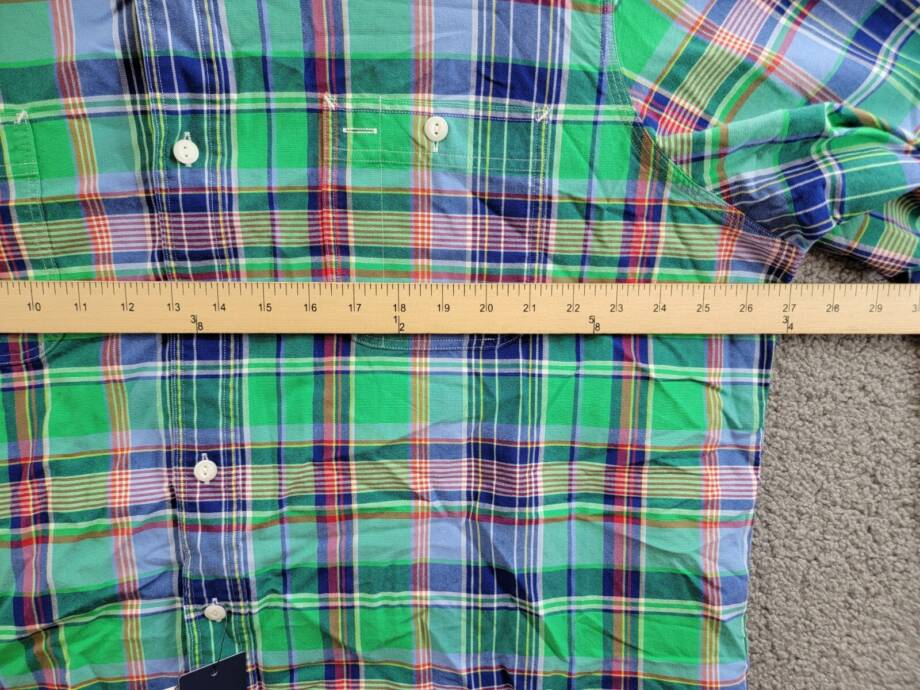 Polo Ralph Lauren Classic-Fit Plaid Oxford Workshirt Men's XXL Multi Long Sleeve