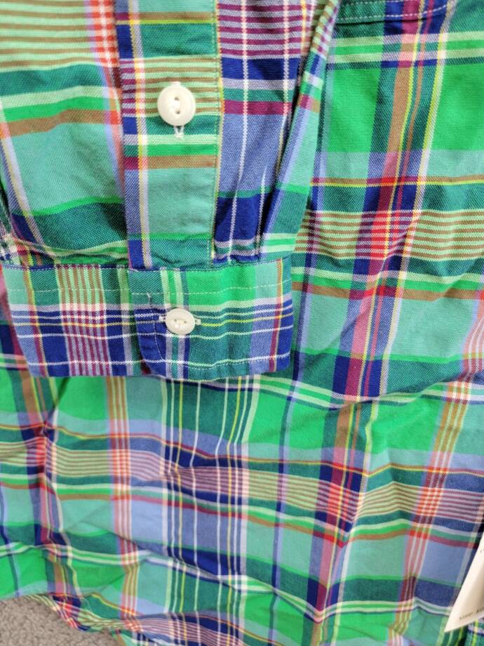 Polo Ralph Lauren Classic-Fit Plaid Oxford Workshirt Men's XXL Multi Long Sleeve