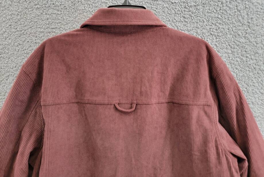 BASS OUTDOOR Relaxed Fit Corduroy Shirt Jacket Men's M Rum Raisin Point Collar