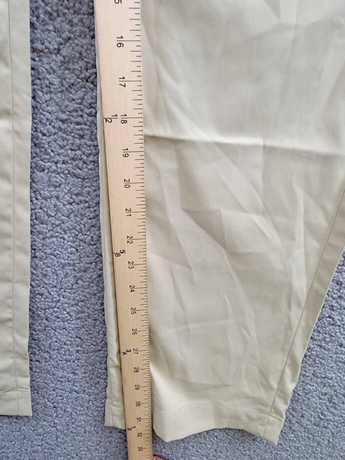 Polo Ralph Lauren Tailored Fit Performance Chino Pants Men's 38/32 Khaki Solid