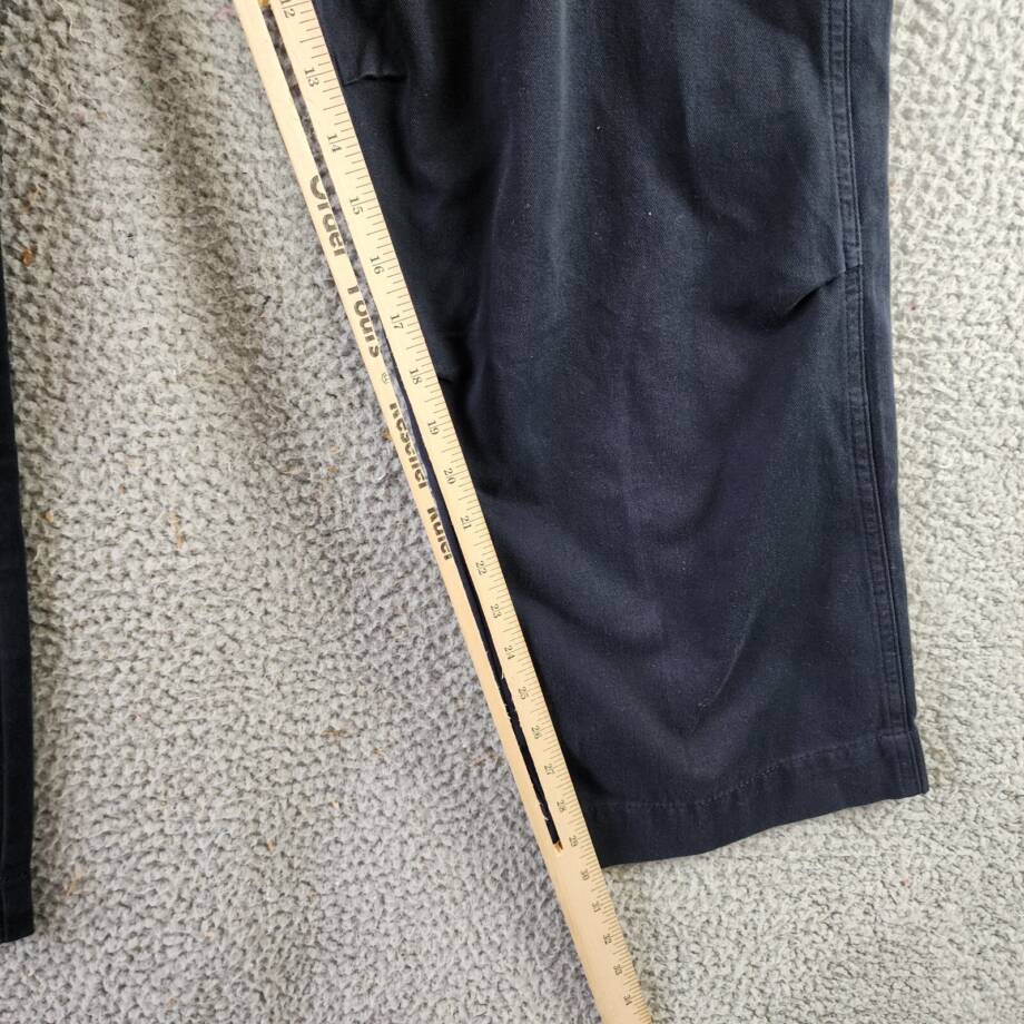 Officine Générale Kenny Pigment Dye Cargo Pants Men's 54 Dark Navy Zip & Button