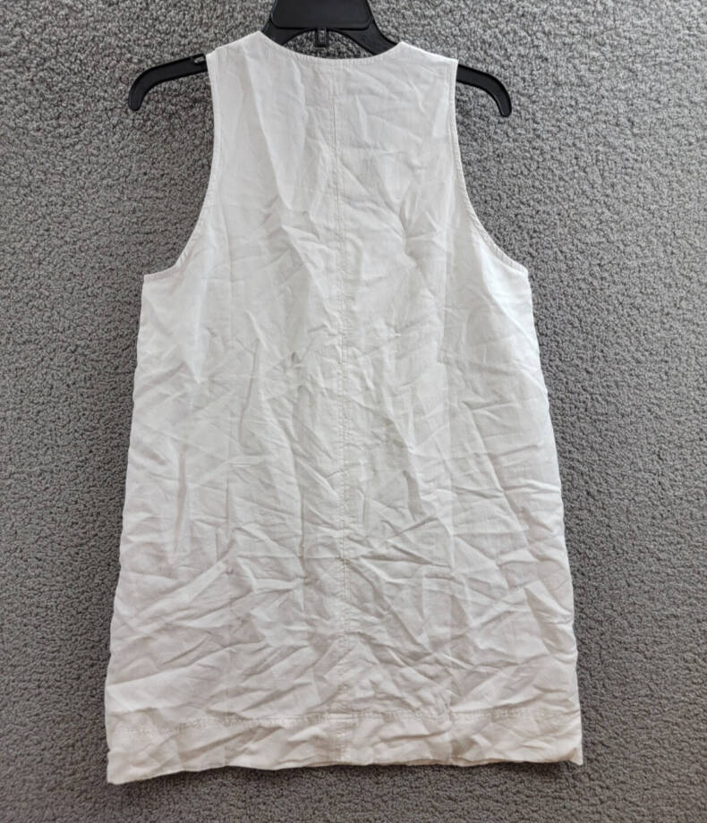 Splendid Dawson Mini Dress Women's M White V-Neck Sleeveless Pullover Style