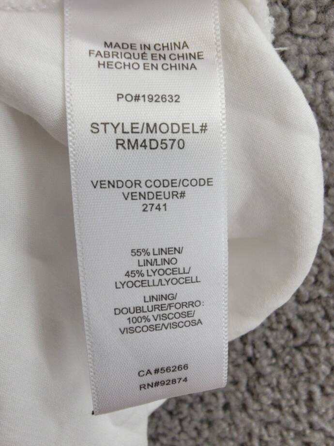 Splendid Dawson Mini Dress Women's M White V-Neck Sleeveless Pullover Style