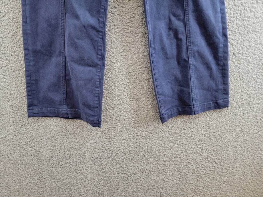 PAIGE Brooklyn High Rise Cropped Wide Leg Pants Women's 24 Vintage Cosmic Navy