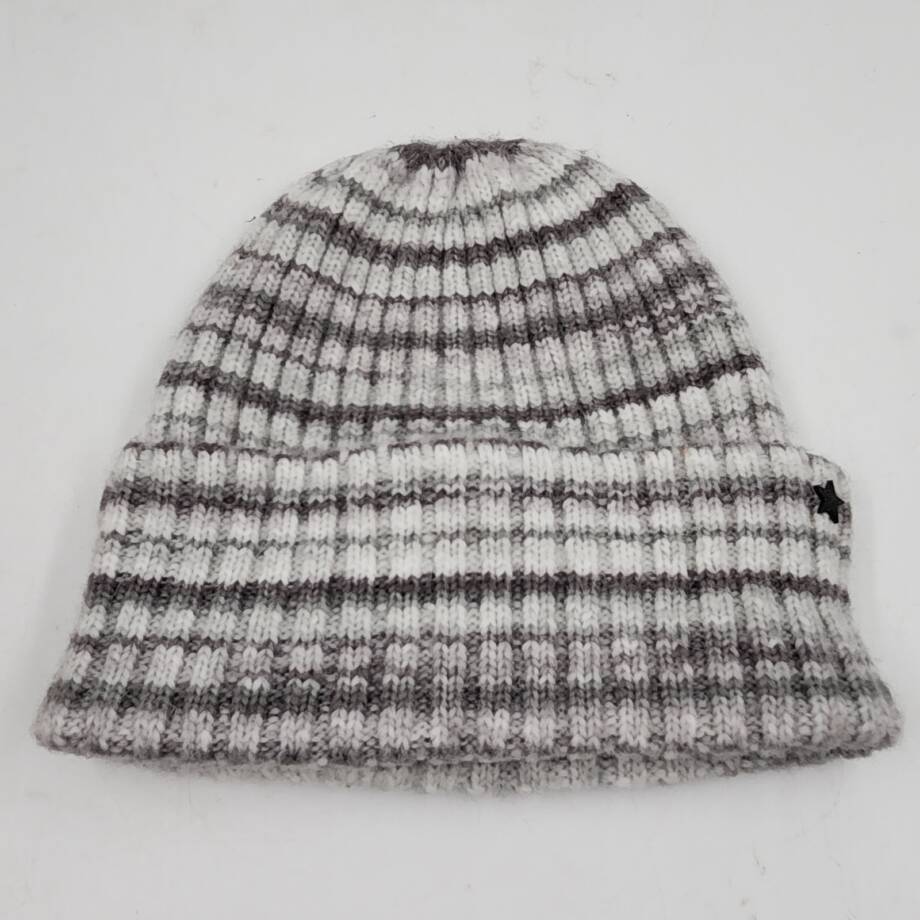 Jocelyn Space Dyed Wool Knit Beanie Hat Women's One Size Grey Multi